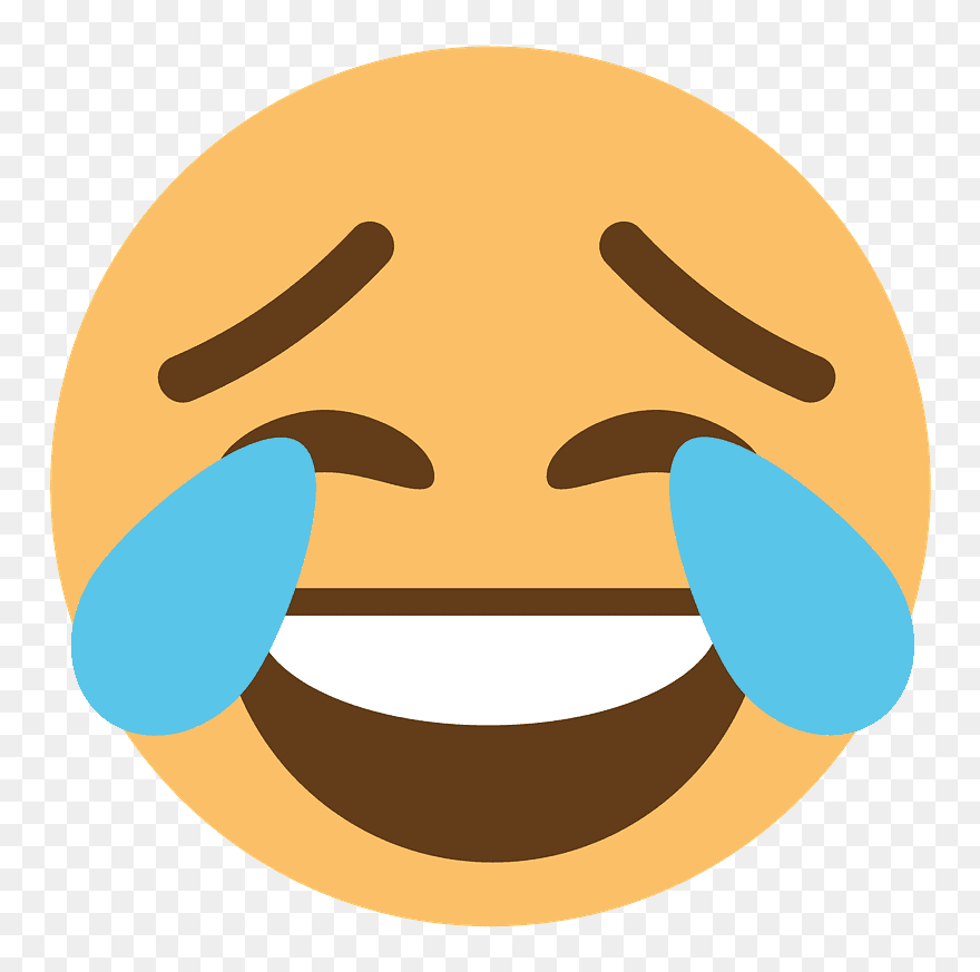 Face With Tears Of Joy Emoji Clipart - סטגדיש - Png Download
