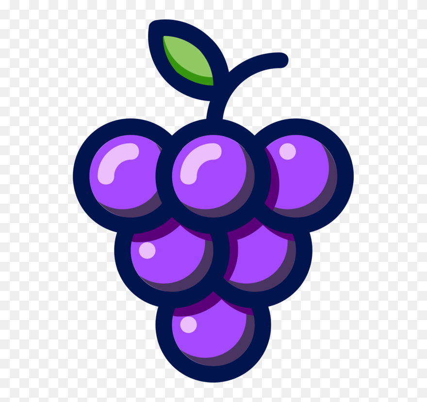 Plant,grape,purple - Purple Grapes Clipart - Png Download