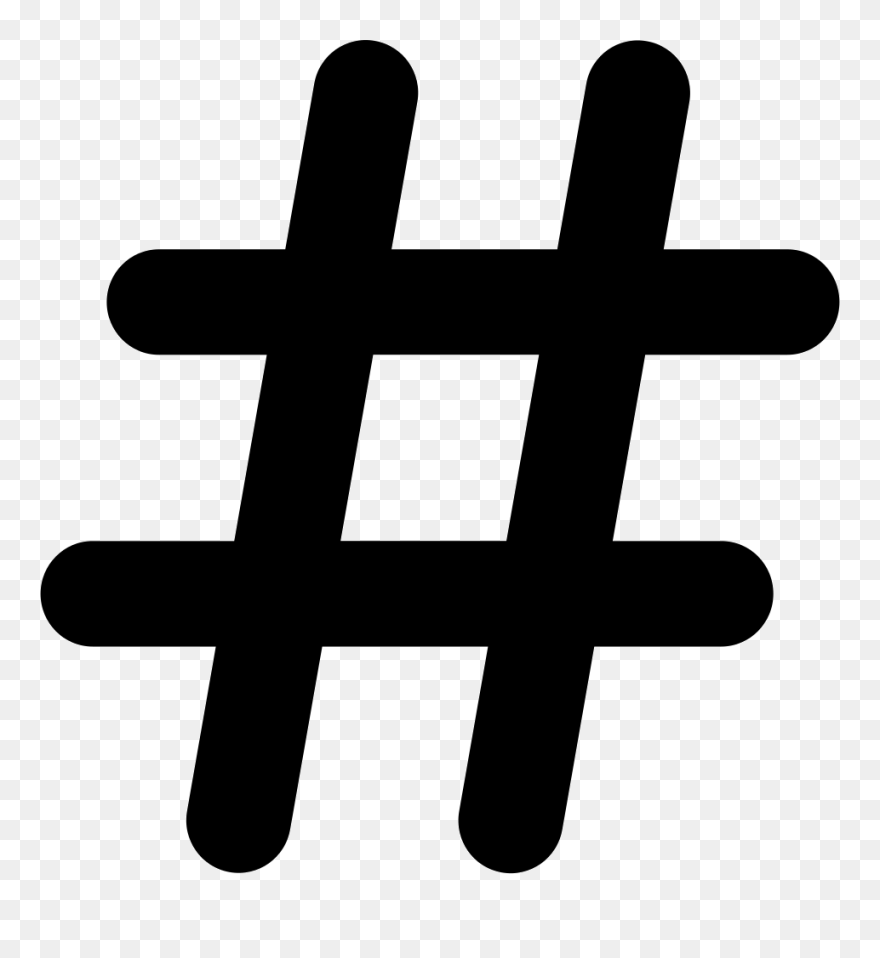 Chanel Clipart Svg - Hashtag Png Transparent