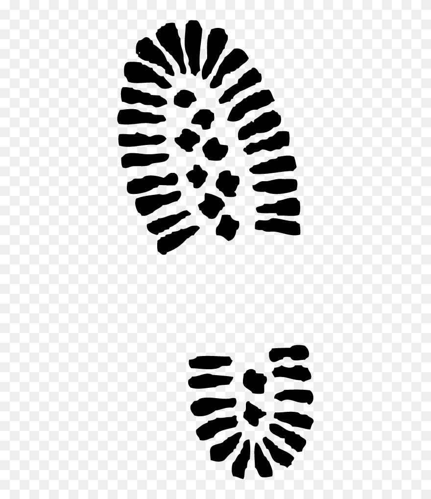 Transparent Boot Print Clipart