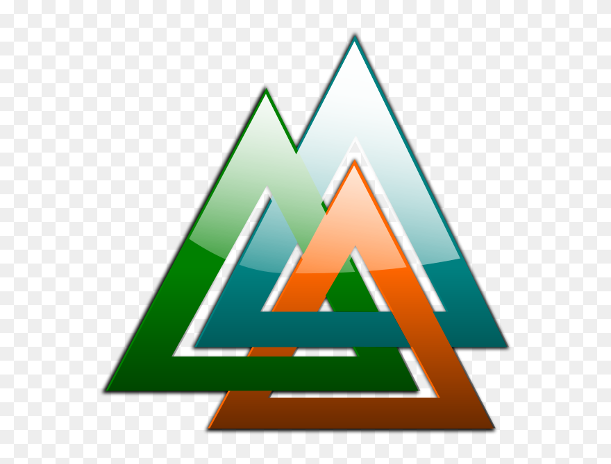 3 Triangles Linked Png Images - Triangles Clipart Png Transparent Png
