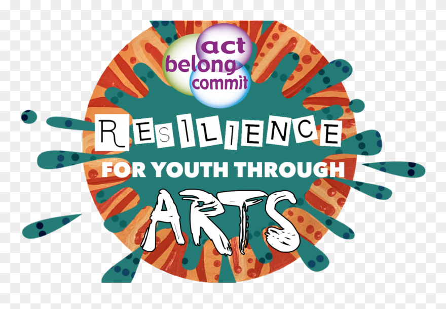 Act Belong Commit Resilience For Kids Through Arts Clipart