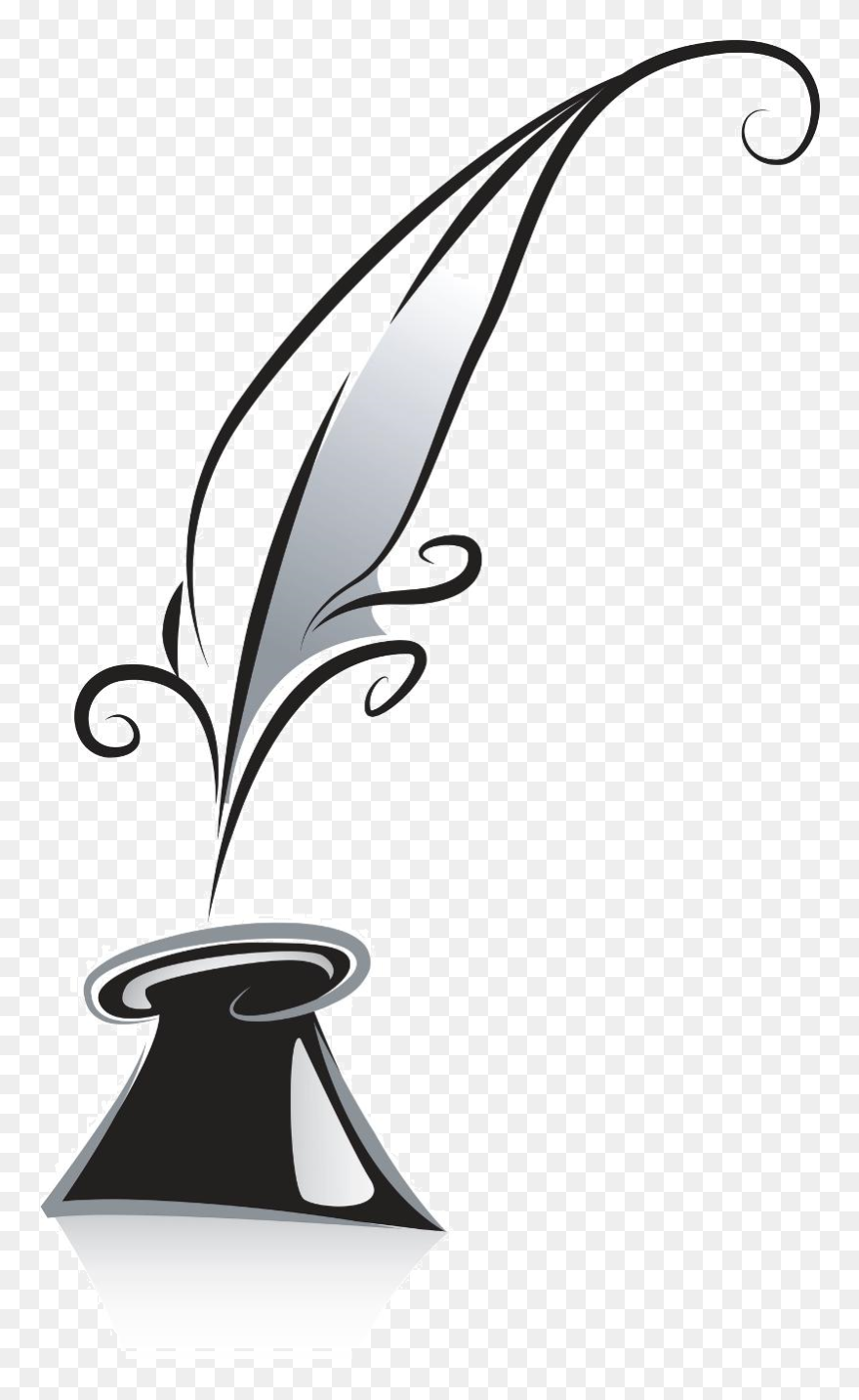 Banner Freeuse Poetry Clipart Feather - Poetry Clipart Transparent - Png Download