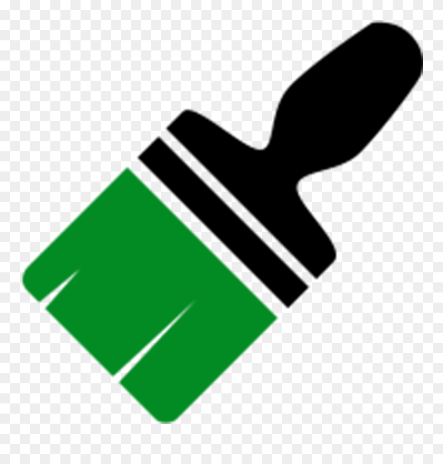 Exterior Painting - Paint Brush Icon Png Clipart