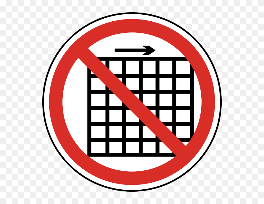 Do Not Operate Without Guards Label - Moor Park Tube Station Clipart