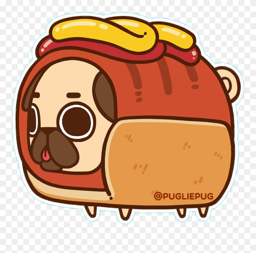 #freetoedit - Puglie Pug Food Clipart