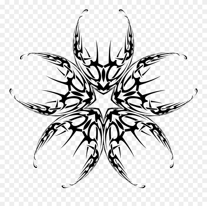Tribal Art 15 Clip Arts - Tribal Stars Silhouette Png Transparent Png