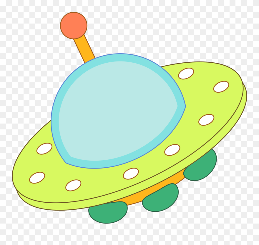 Spaceship Clipart Outer Space - Circle - Png Download