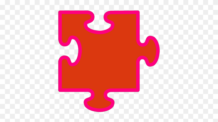Orange And Pink Owl Png Icons - Blue Puzzle Piece Clipart Transparent Png