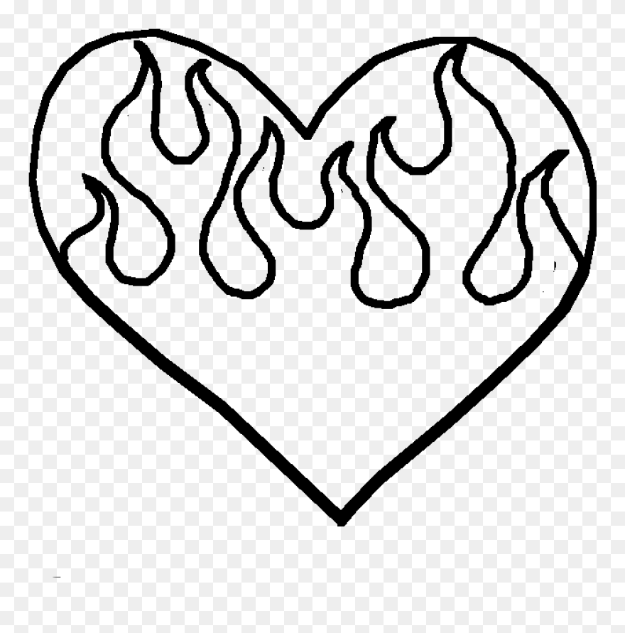 Heart Drawing Free Download - Cute Easy Heart Drawings Clipart