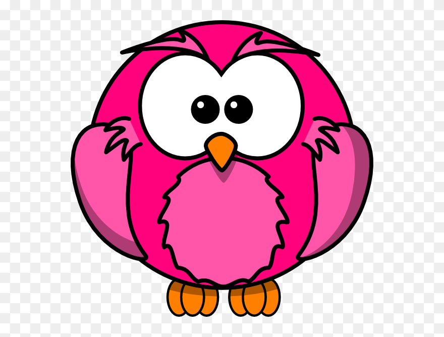 Orange Owl Clip Art - Png Download