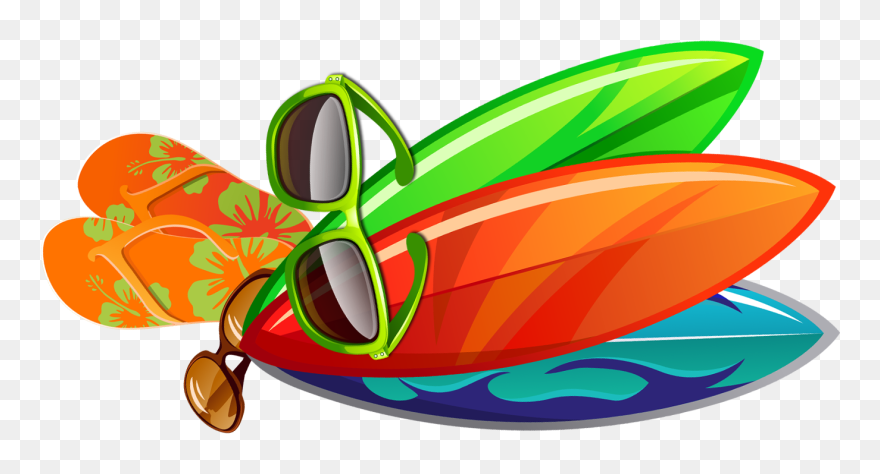 Sunglasses Elements, Hong Kong Surfboard Clip Art - Surfboards Transparent Clipart - Png Download