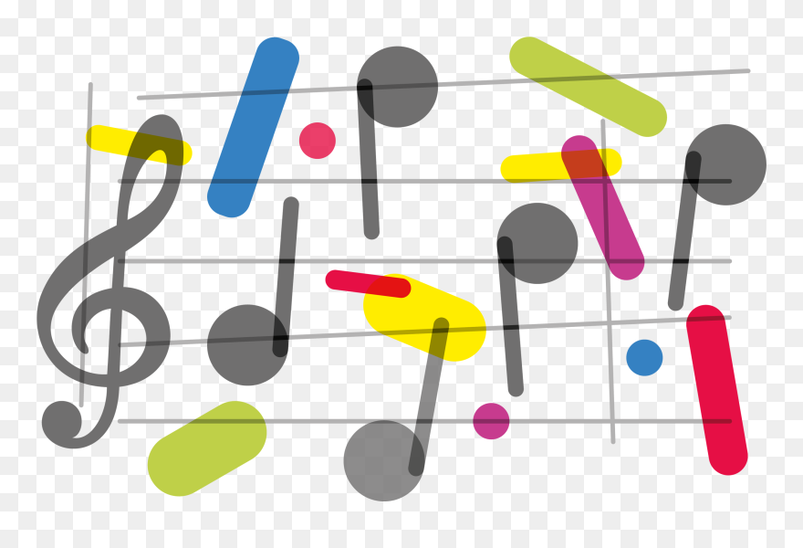 Orchestra Clipart Music Staff - Graphic Design - Png Download