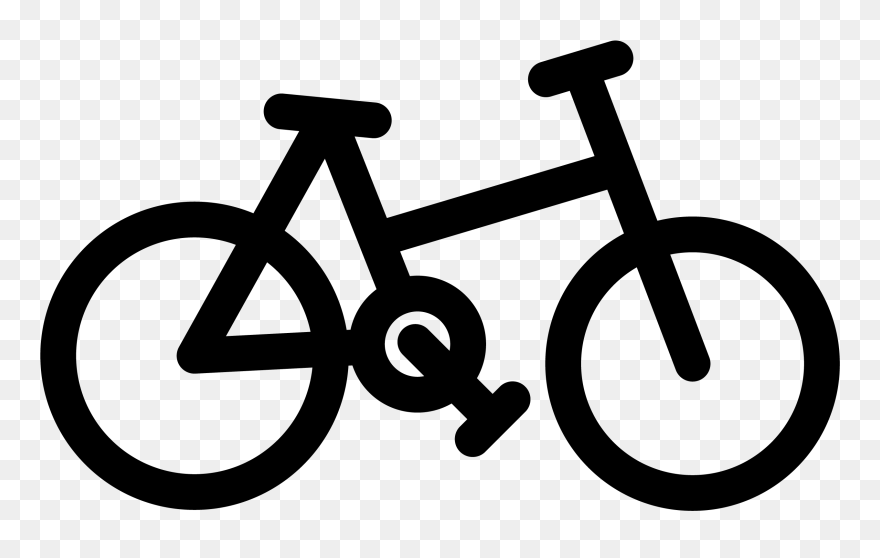 No Bicycle Riding Sign - Vector Bicycle Sign Clipart