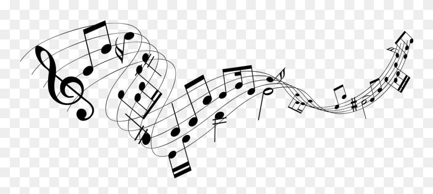 Musical Notes Transparent Background - Transparent Background Musical Notes Png Clipart