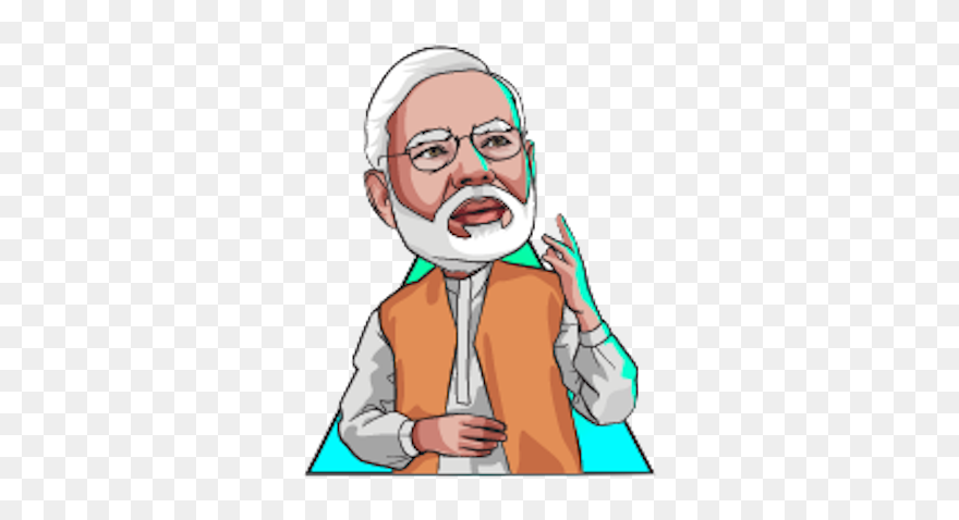 Narendra Modi Vector Clipart