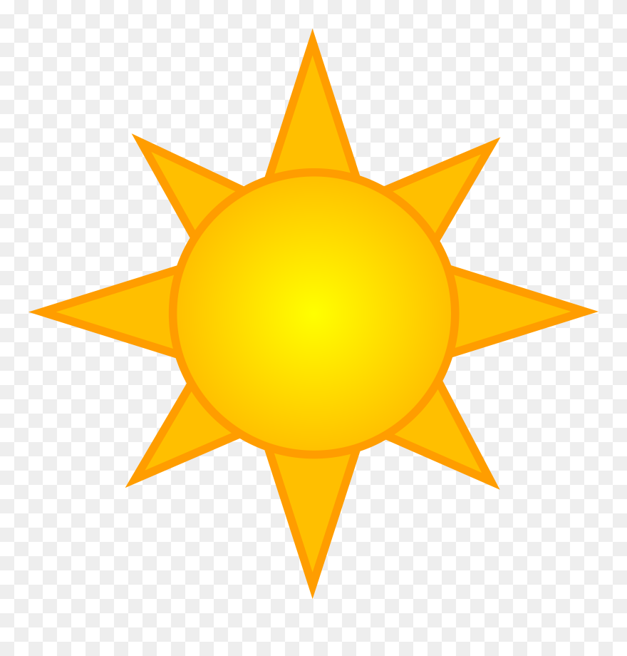 Cloud Clip Art - Transparent Background Sun Clipart - Png Download