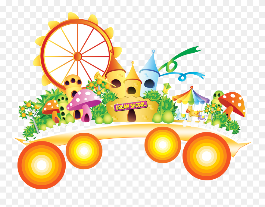 Castle Animation Park Cartoon Free Transparent Image Clipart