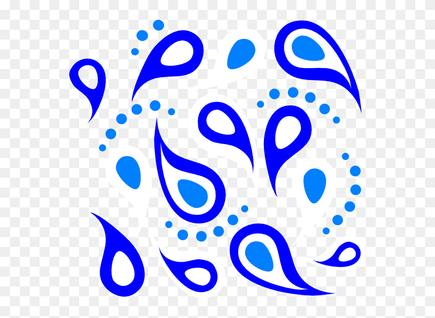 Blue Abstract Circle Pattern Clipart - Png Download