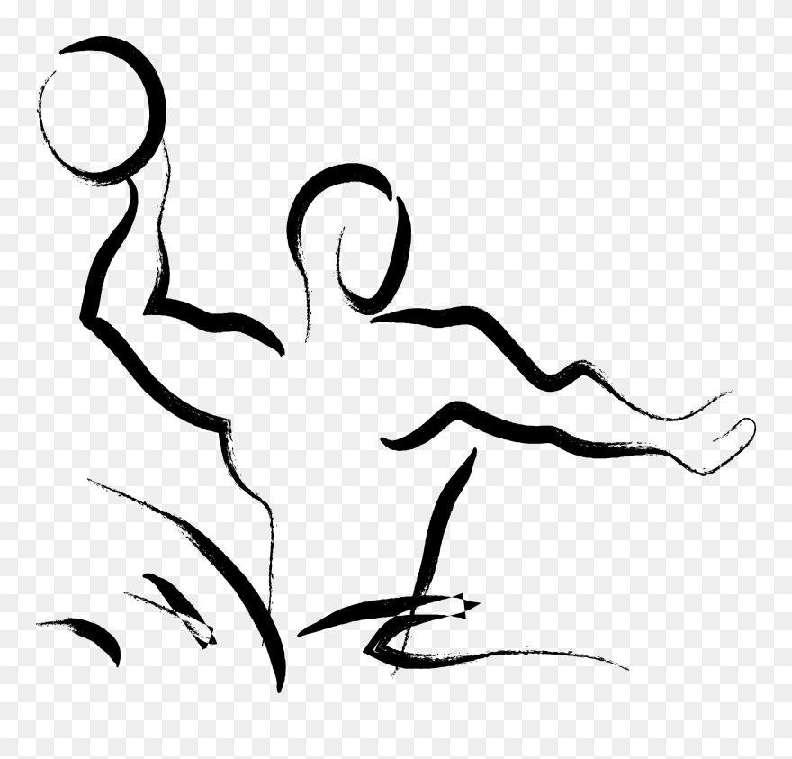 Clipart Ball Waterpolo - Water Polo Clipart - Png Download