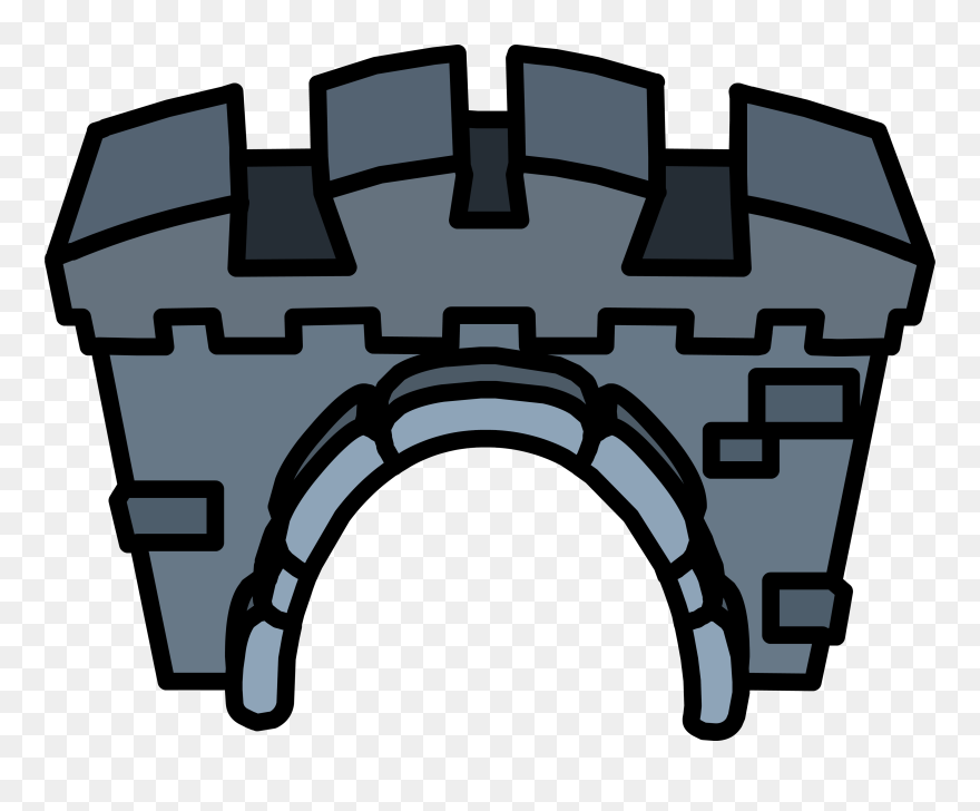 Castle Clip Entrance - Png Download