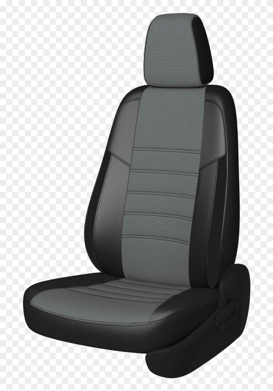 Car Seat Clipart Group Graphic Black And White - Renault Trafic - Png Download