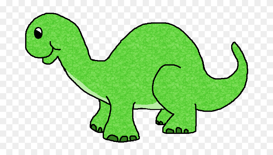 Clipart Dinosaur Number - Cute Dinosaur Clipart Black And White - Png Download