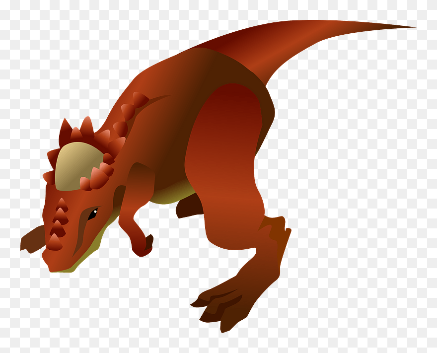 Pachycephalosaurus Dinosaur Clipart - Illustration - Png Download