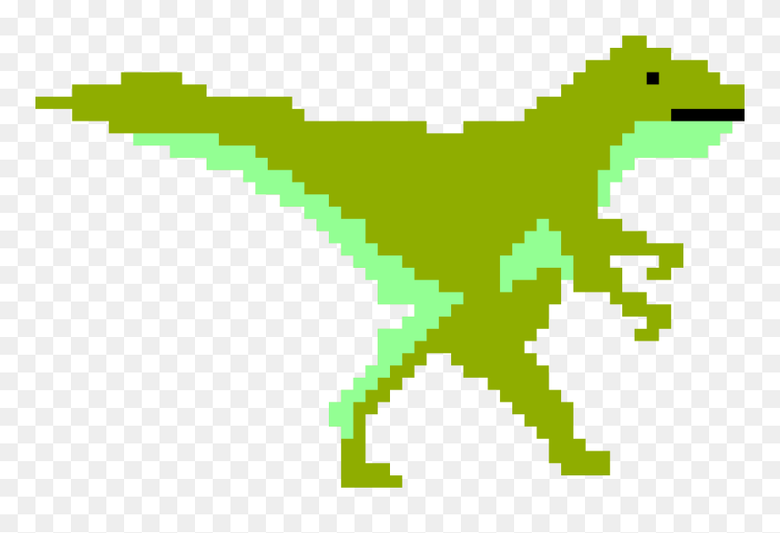 Bird Pixel Art Png, Png Download - Pixel Dinosaur Png Clipart