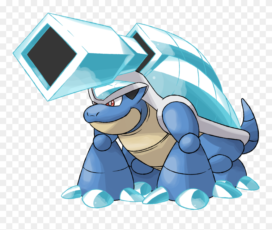 Crystallization Clipart Graphic Free Library Crystal - Crystal Blastoise - Png Download