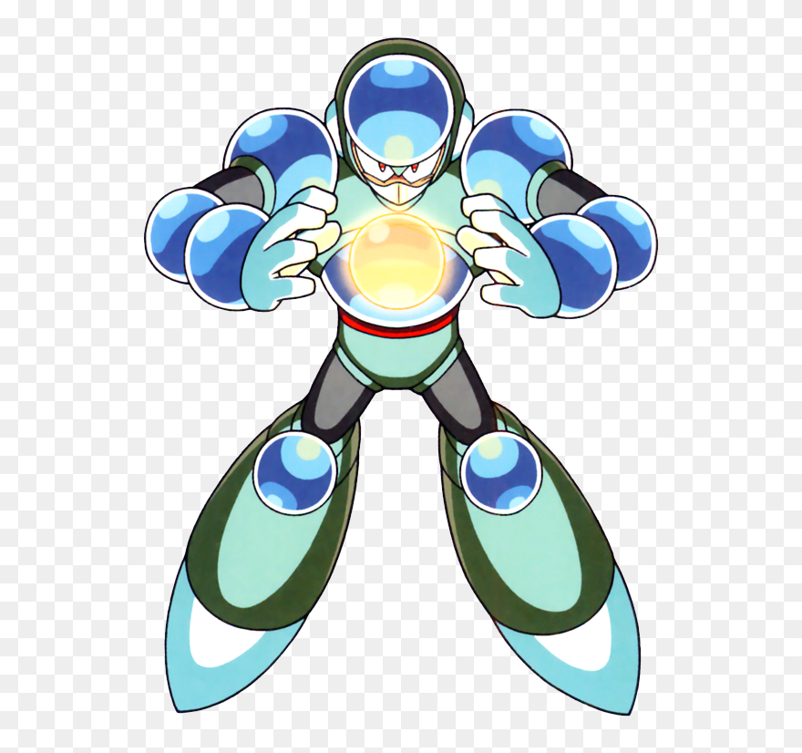 Megaman Clipart Crystal Man - Crystal Man Mega Man - Png Download