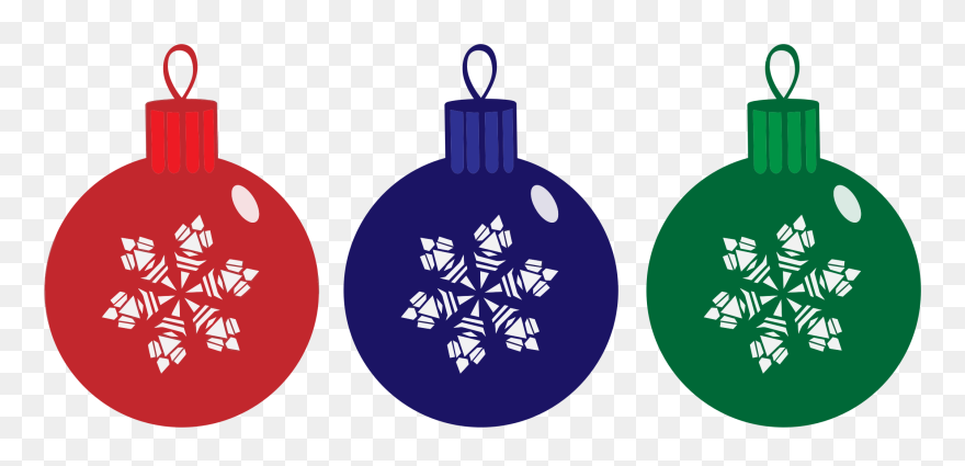Christmas Clipart Ornaments Clip Library Library Rgb - Christmas Baubles Clipart - Png Download