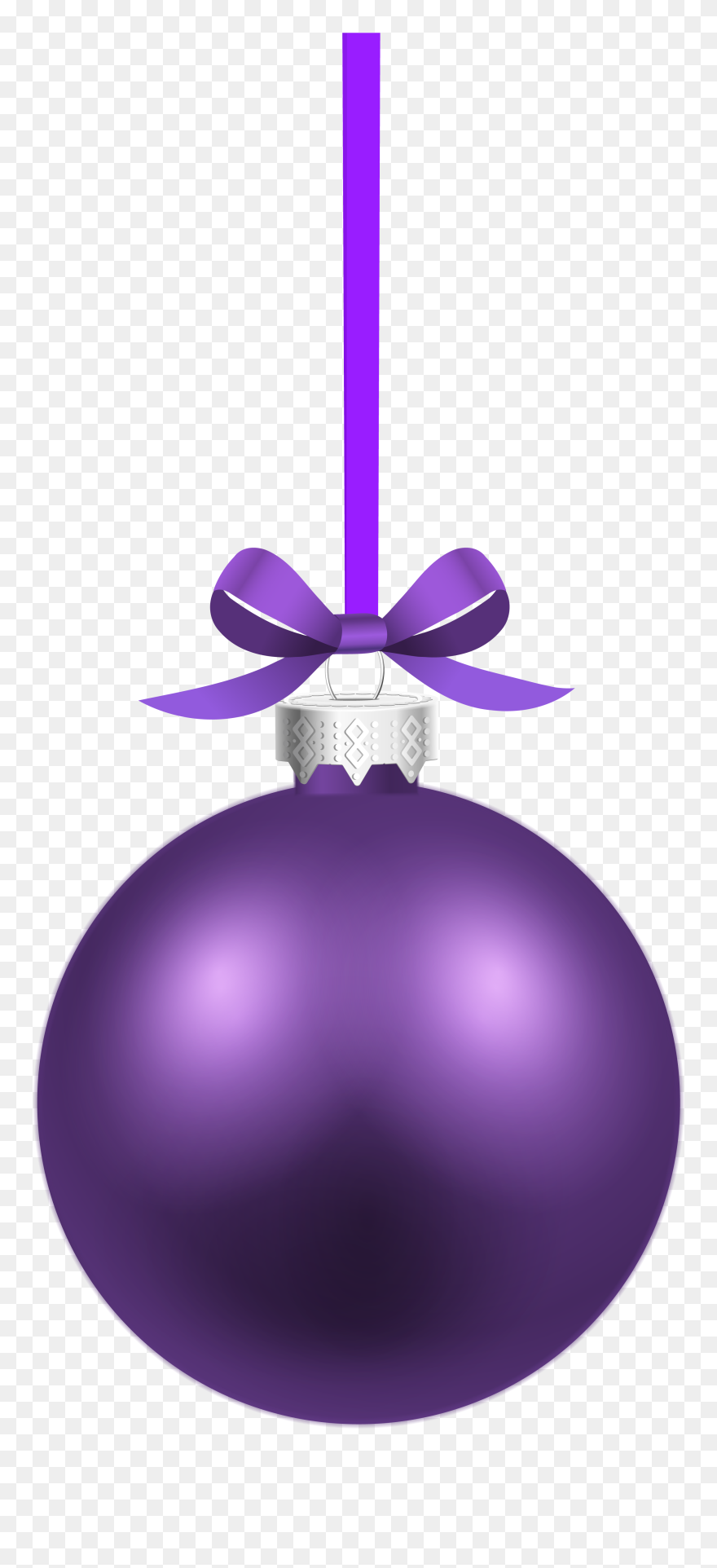 Free Purple Christmas Cliparts, Download Free Clip - Purple Christmas Ball Png Transparent Png
