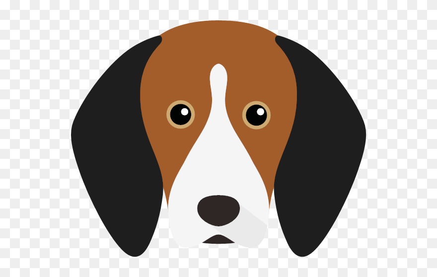 Dog Breed Beagle Puppy Clip Art Illustration - Beagle Sillouette - Png Download