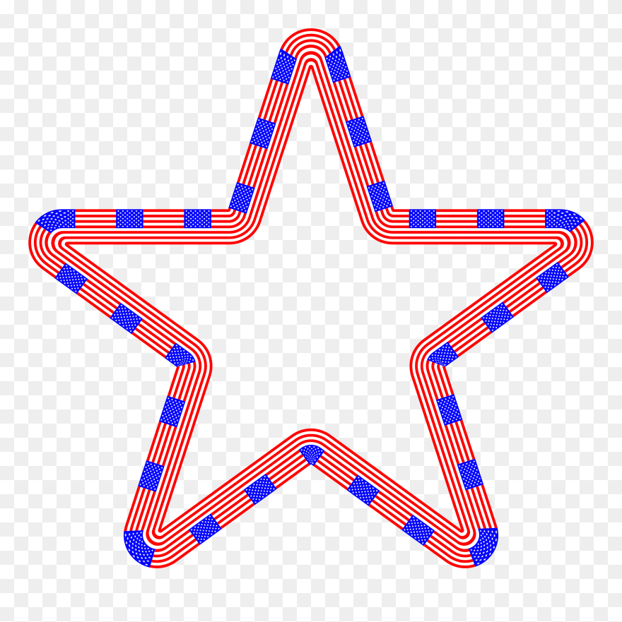 Usa Flag Star Variation 2 Clip Arts - Dallas Cowboys Color Sheet - Png Download