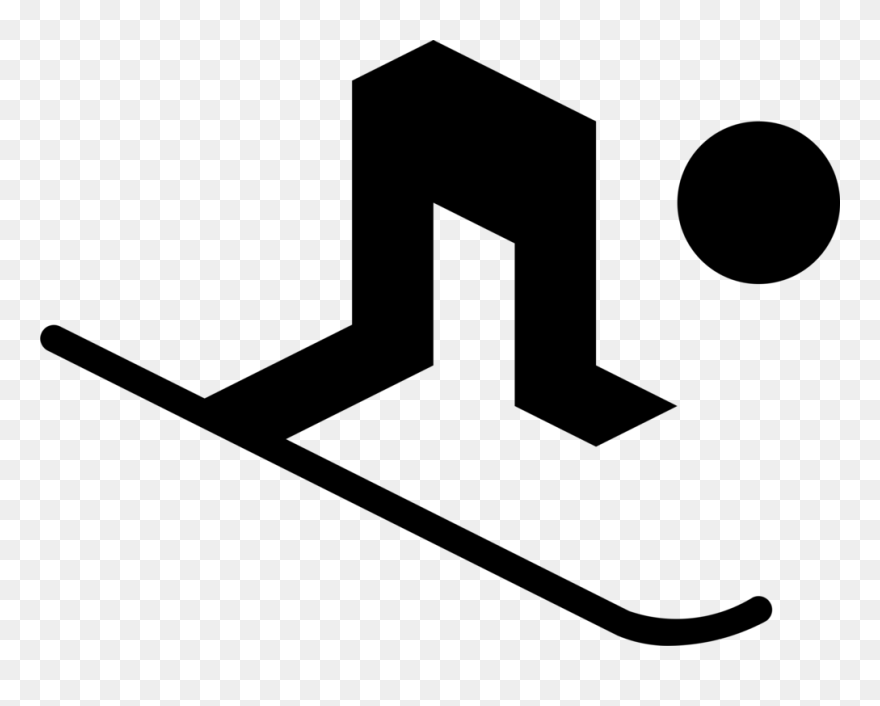 Angle,symbol,logo - Downhill Skiing Logo Clipart