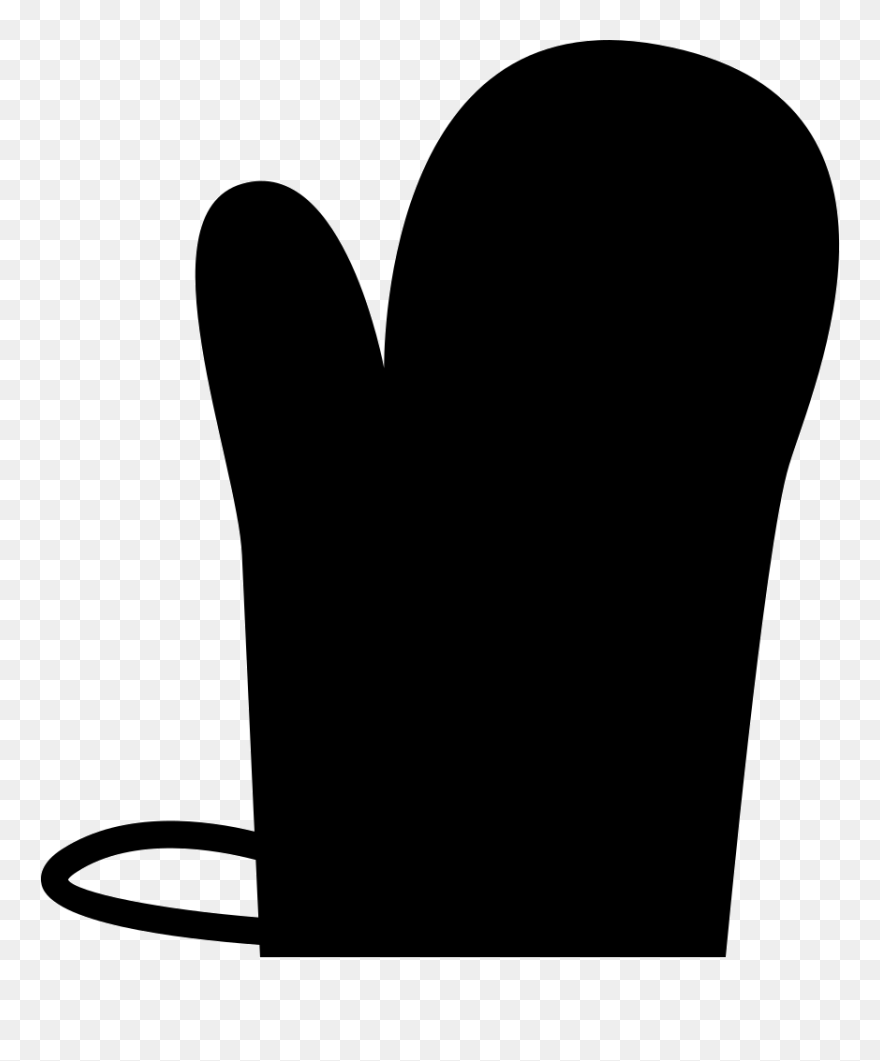 Glove Clipart Kitchen Glove, Glove Kitchen Glove Transparent - Luva De Cozinha Desenho - Png Download