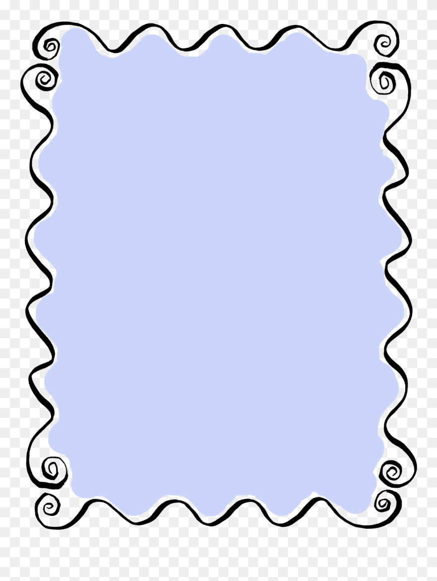 The Graphics Monarch - Clip Art Curly Frame - Png Download