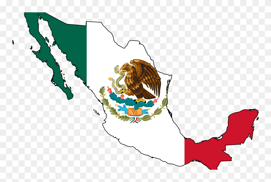 Baja With Stu From - Mexico Flag Clipart