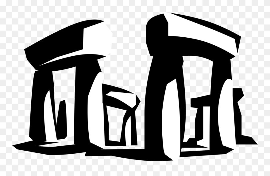 Stonehenge Monument Vector Image - Stonehenge Vector Png Clipart