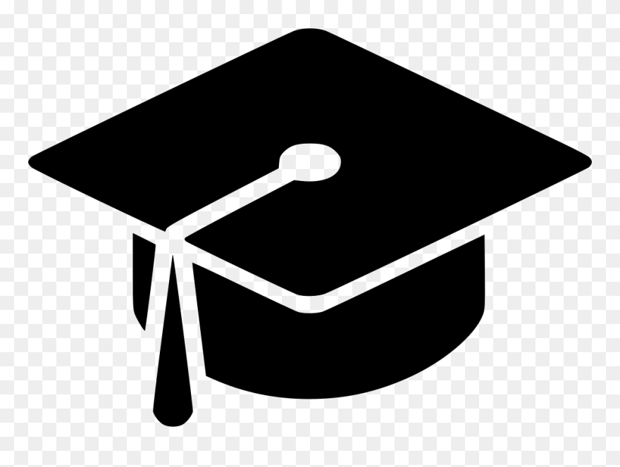 Transparent Background Graduation Cap Icon Clipart