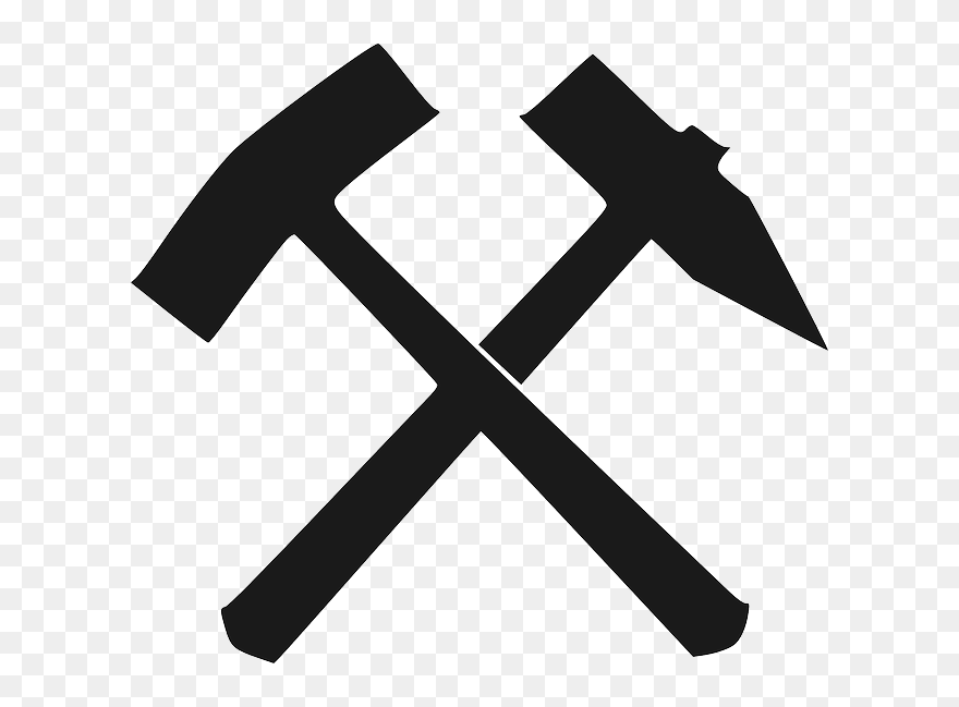 Coal Mining Yatela Mine Iamgold - Hammer And Chisel Png Clipart