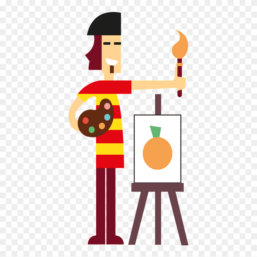 Painter Clipart - Clip Art - Png Download