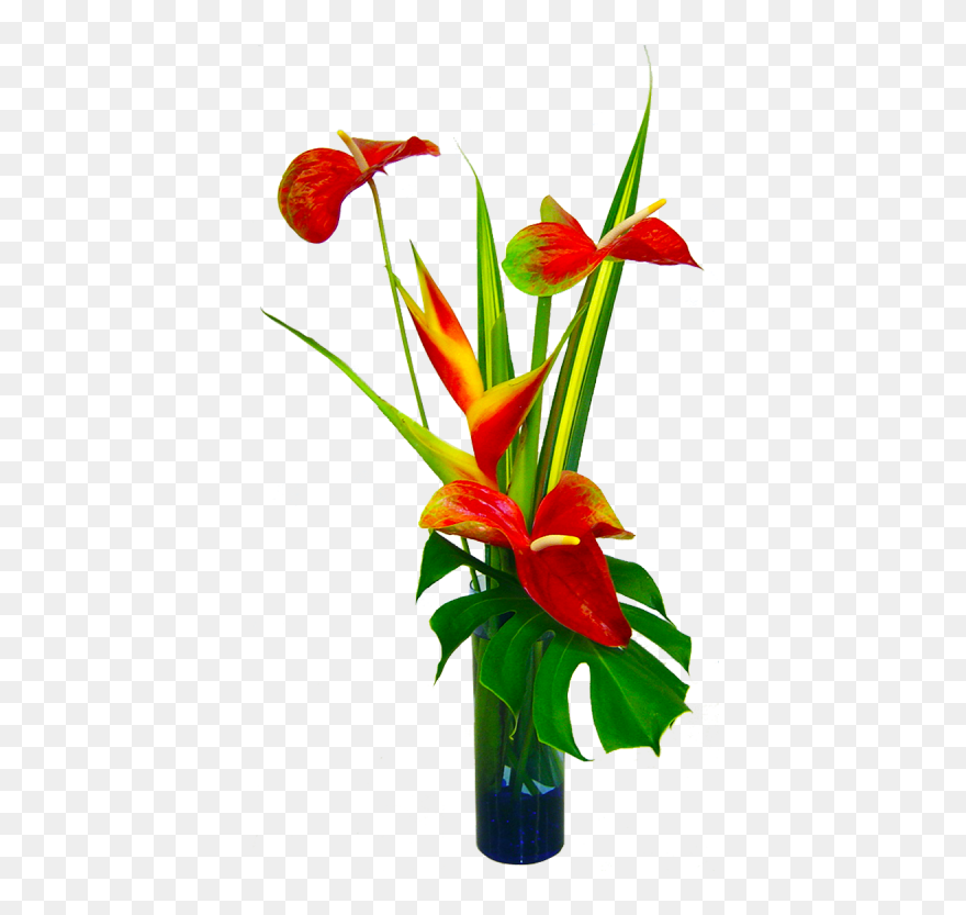 Tropical Flowers Shipped From Hawaii 20693 Tropical - Vase Of Hawaiian Flowers Clipart