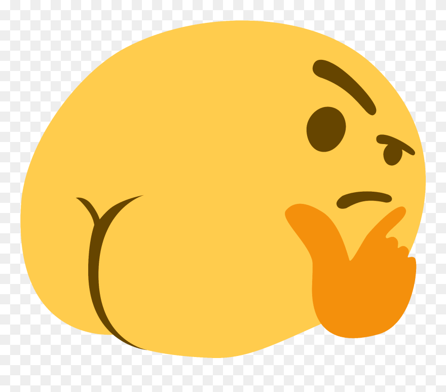 Thinking Emoji Meme , Png Download - Meme Emoji Png Clipart