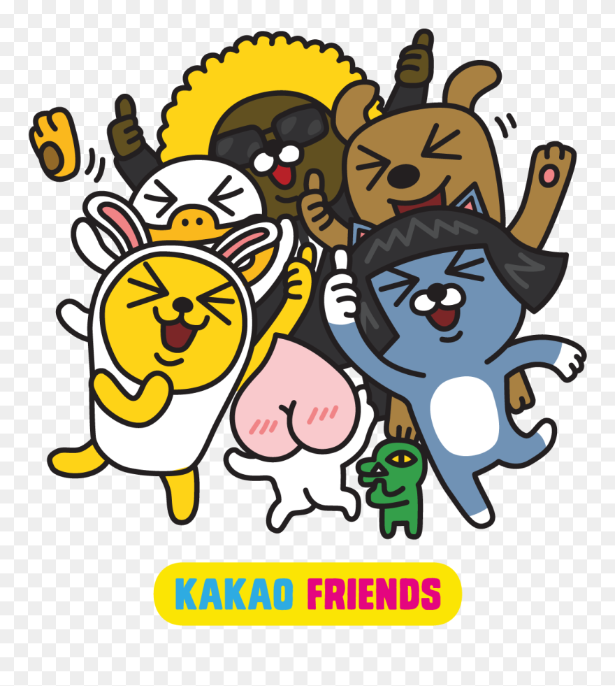 Kakaofriends - Transparent Kakao Friends Png Clipart