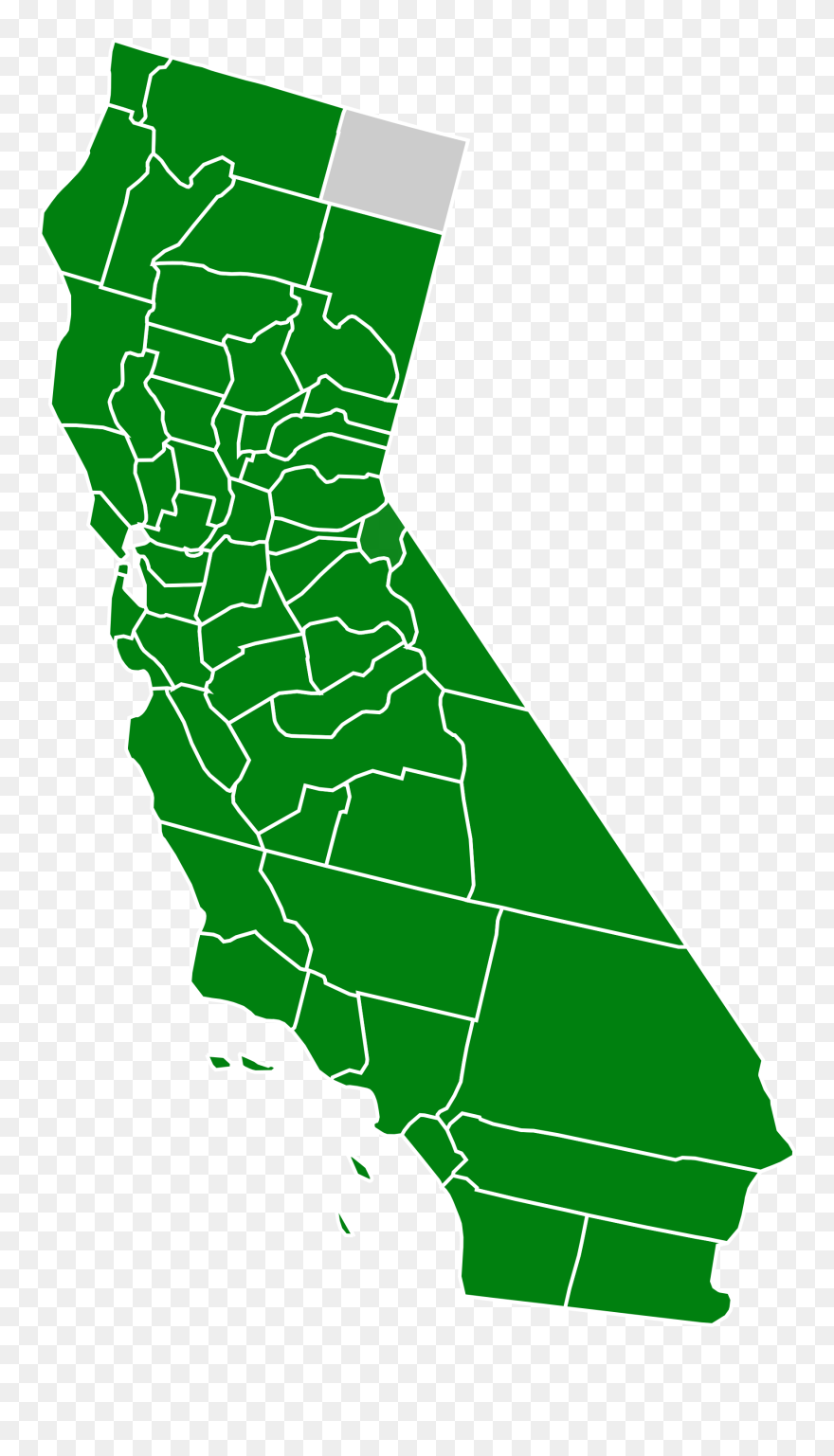 Quail Clipart State California Bird - California Senate Election Results By County 2018 - Png Download