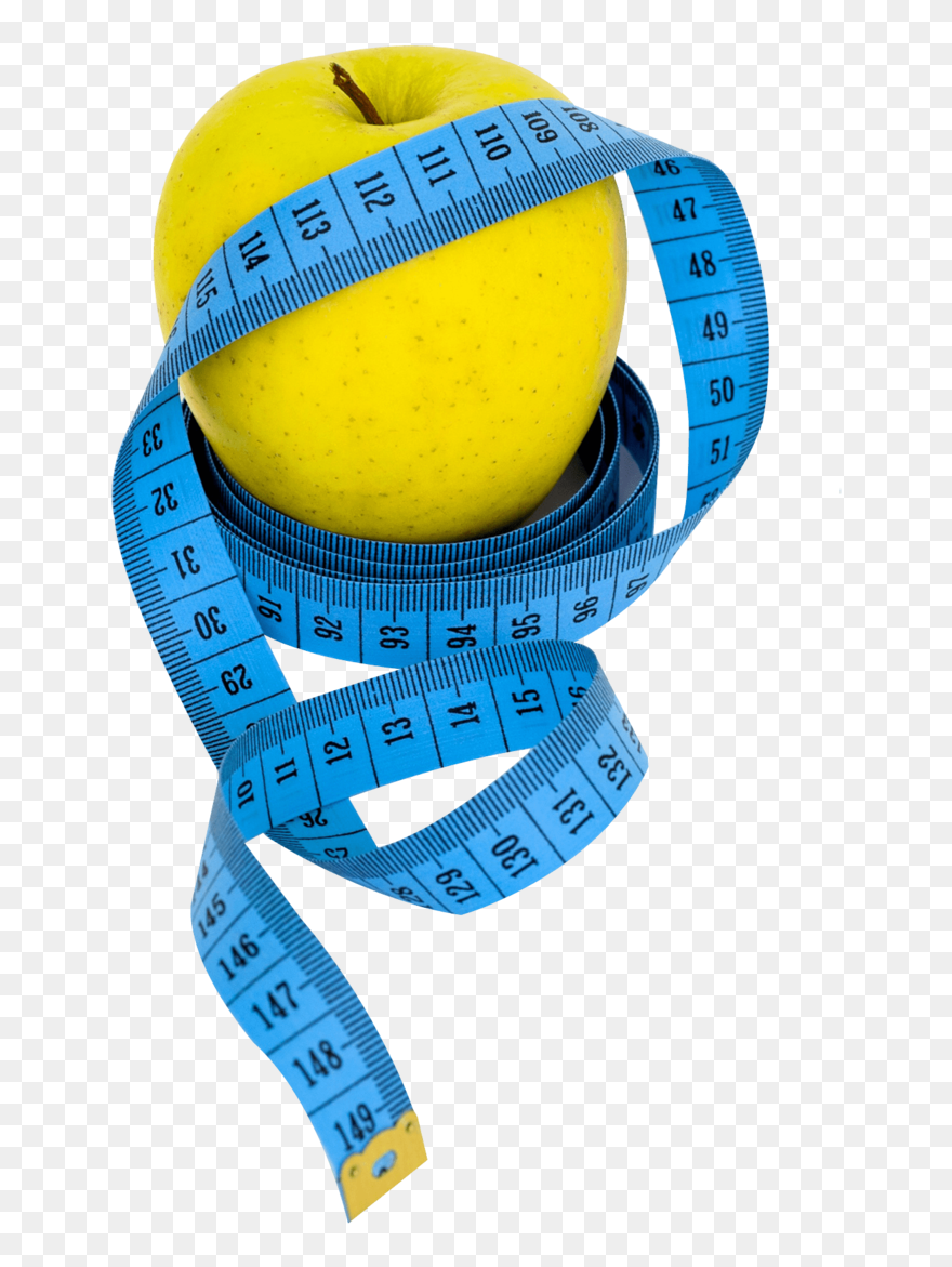 Measure-tape - Apple With Tape Measure Transparent Clipart