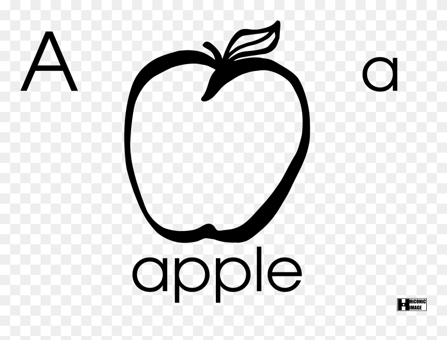 Phonics Clipart Black And White - Heart - Png Download