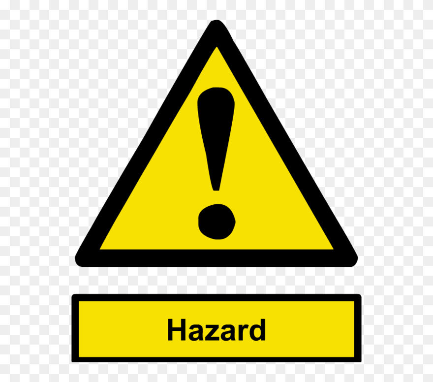 Hazard Safety Signs Scene Key Stage 1 2 Town Clipart - Signs - Png Download